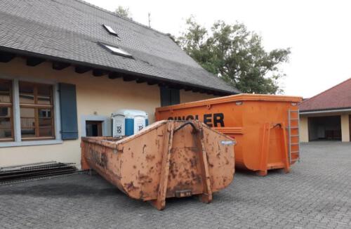 1 Container für Bauschutt